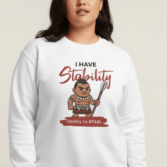 Unisex Heavy Sweatshirt - Stability - Personalized - USA - The Koko Samoa