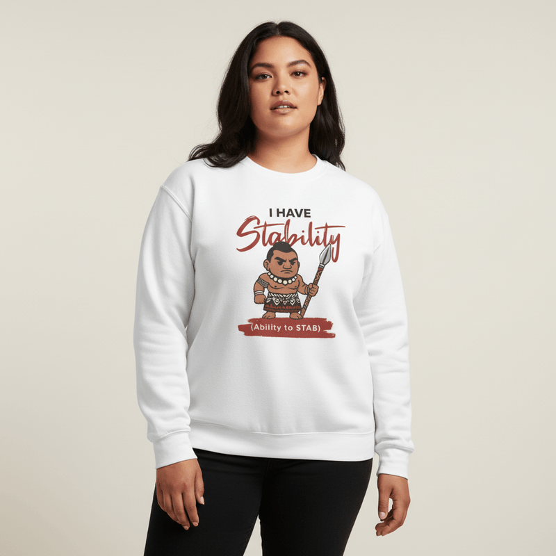 Unisex Heavy Sweatshirt - Stability - Personalized - USA - The Koko Samoa