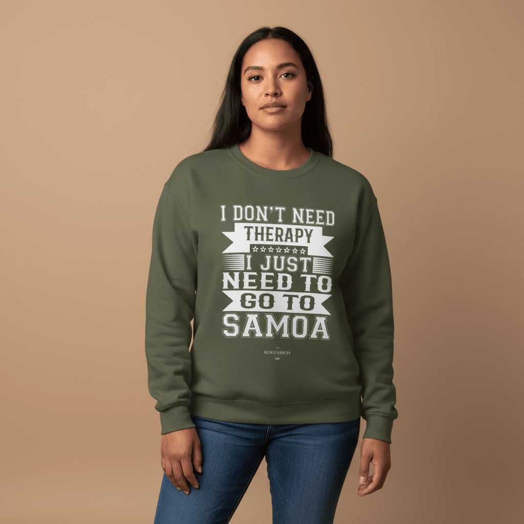 Unisex Heavy Sweatshirt - Therapy - AU/NZ/USA - The Koko Samoa