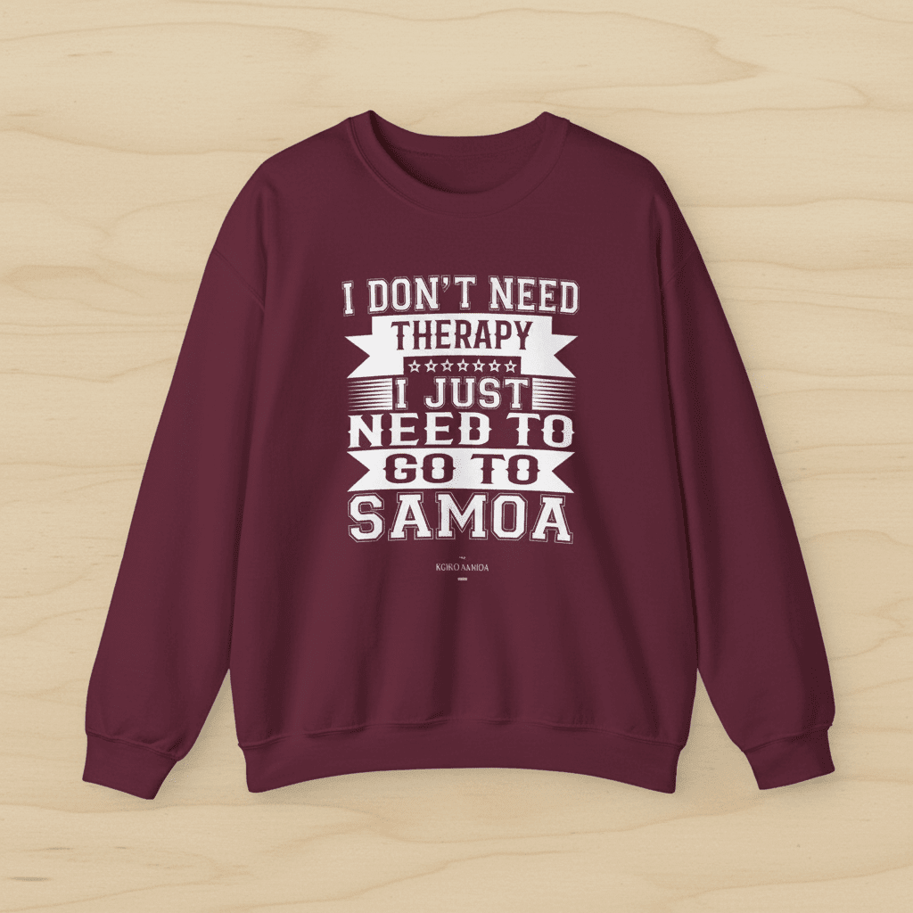 Unisex Heavy Sweatshirt - Therapy - AU/NZ/USA - The Koko Samoa