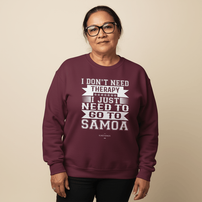 Unisex Heavy Sweatshirt - Therapy - Personalized - USA - The Koko Samoa