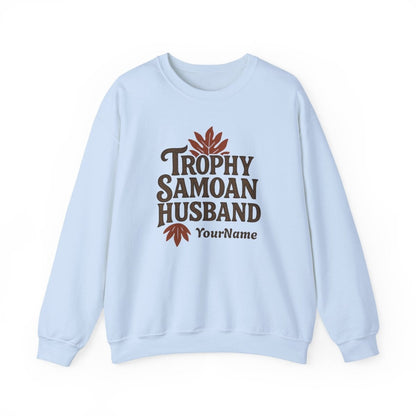 Unisex Heavy Sweatshirt - Trophy Samoan Husband - Personalised - USA - The Koko Samoa