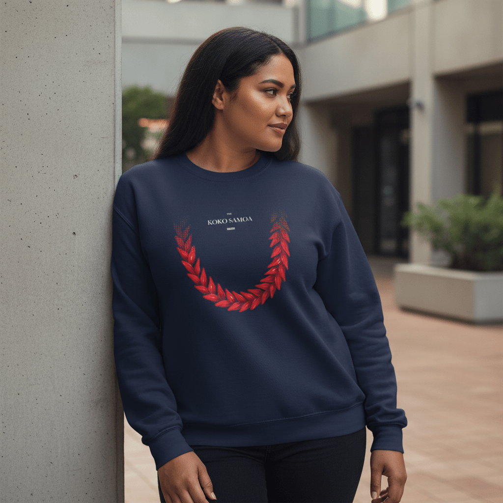 Unisex heavy sweatshirt by Monster Digital featuring Ula Fala design, casual fit, in a cozy, warm fabric.