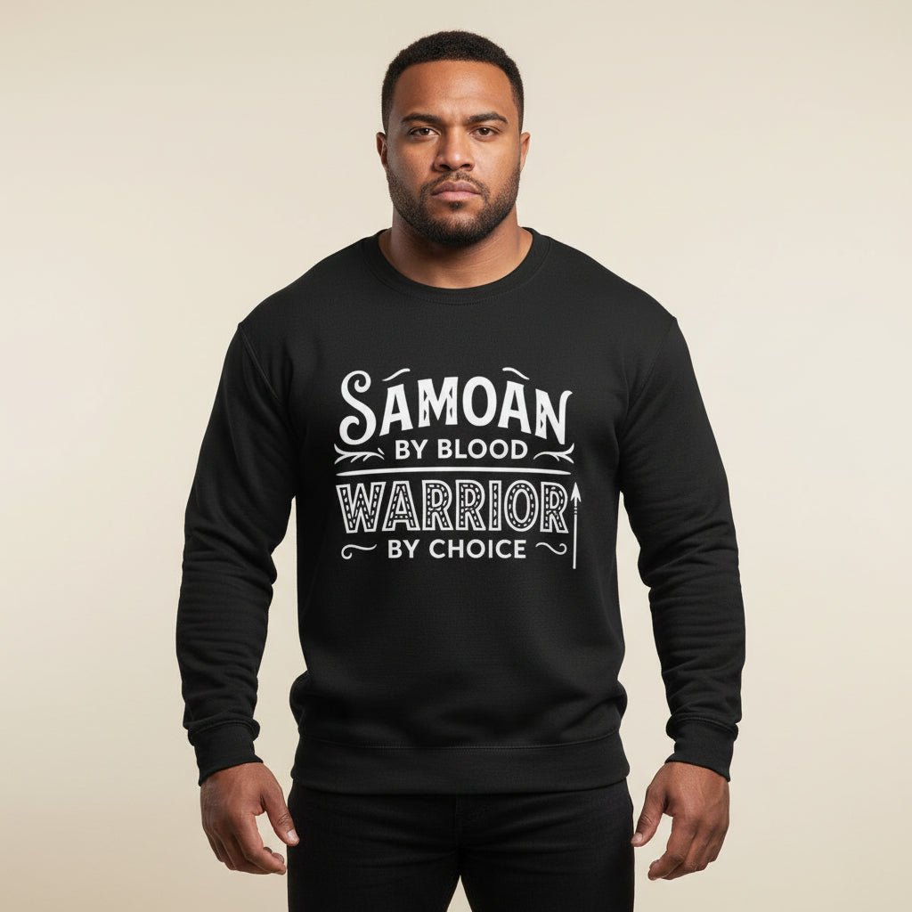 Unisex Heavy Sweatshirt - Warrior by Choice - AU/NZ/USA - The Koko Samoa