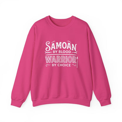Unisex Heavy Sweatshirt - Warrior by Choice - Personalised - USA - The Koko Samoa