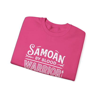 Unisex Heavy Sweatshirt - Warrior by Choice - Personalised - USA - The Koko Samoa