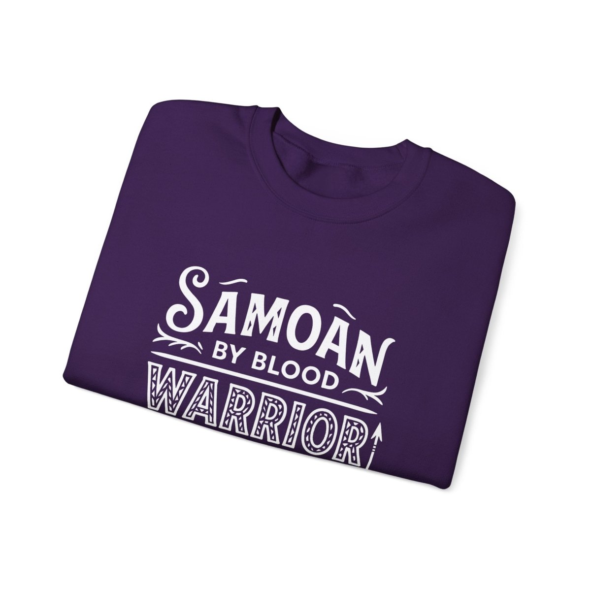 Unisex Heavy Sweatshirt - Warrior by Choice - Personalised - USA - The Koko Samoa