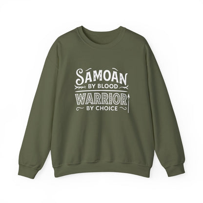 Unisex Heavy Sweatshirt - Warrior by Choice - Personalised - USA - The Koko Samoa