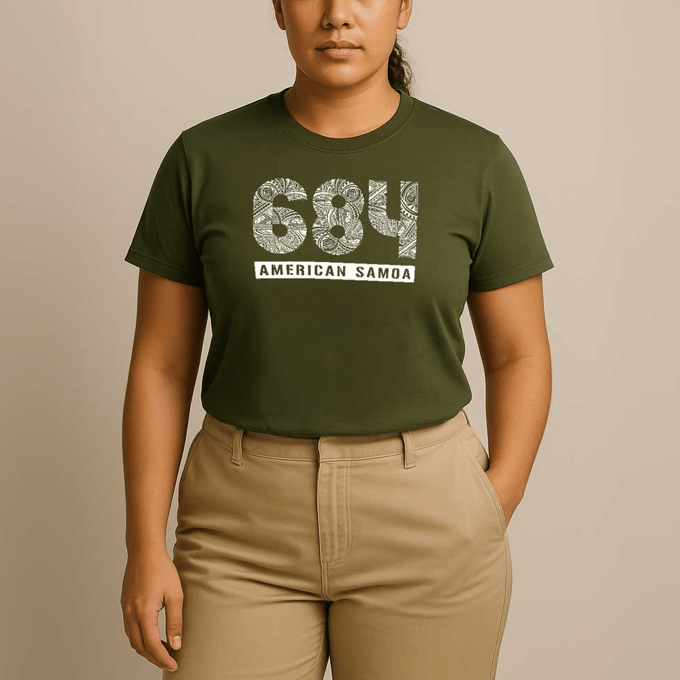 Unisex Tee - 684 American Samoa - USA - The Koko Samoa
