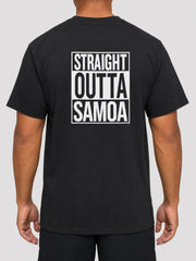Unisex Tee - Straight Outta Samoa in the Game Day Edit - USA