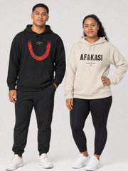 Lua Hoodies gift set: Hoodie - Ula Fala and Hoodie - Afakasi, shown together.