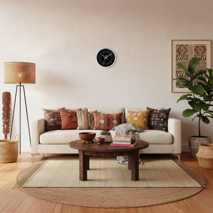 Wall Clock 10"/25cm - Black Pea - AU/NZ/USA - The Koko Samoa