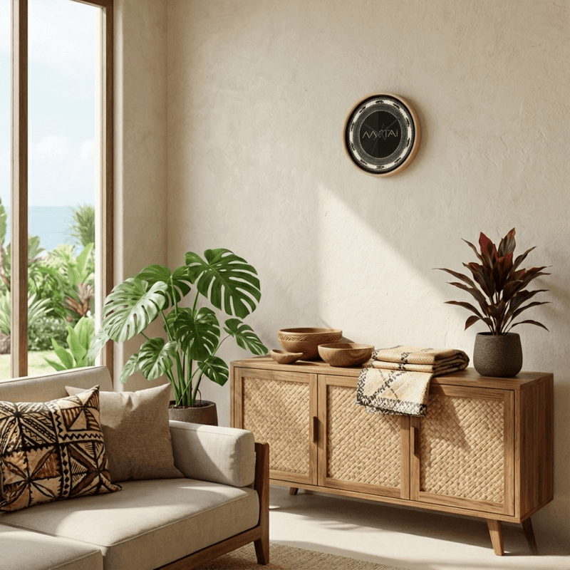 Wall Clock 10"/25cm - Matai - AU/NZ/USA - The Koko Samoa