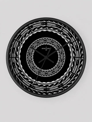Wall Clock 10"/25cm - Samoan Arrows - AU/NZ/USA - The Koko Samoa
