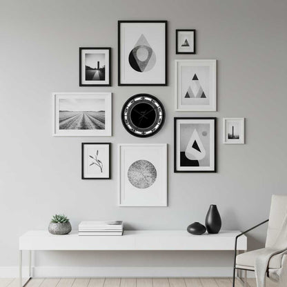 Wall Clock 10"/25cm - White Pea - AU/NZ/USA - The Koko Samoa