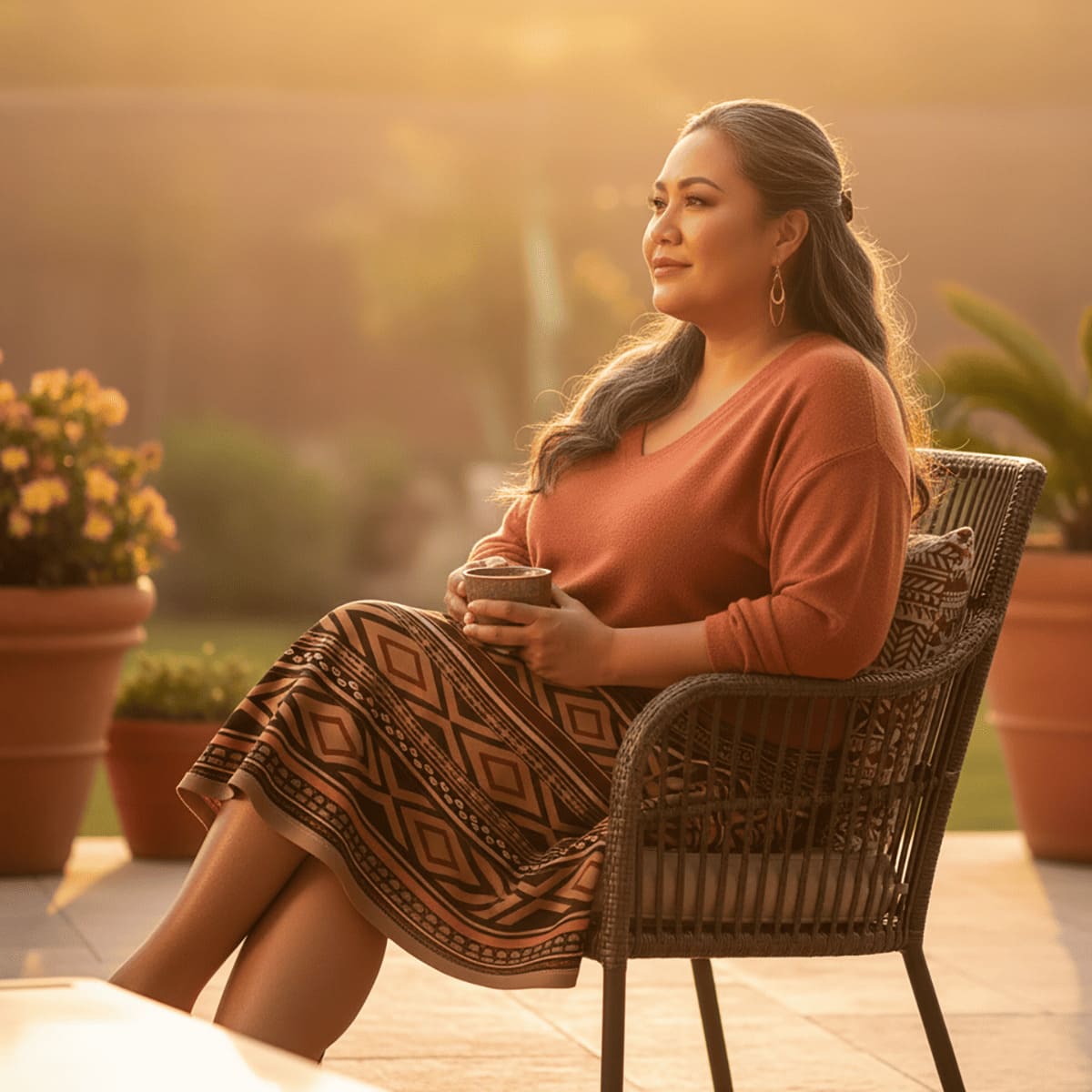 Women's Skater Skirt - Siapo - AU/NZ/USA - The Koko Samoa