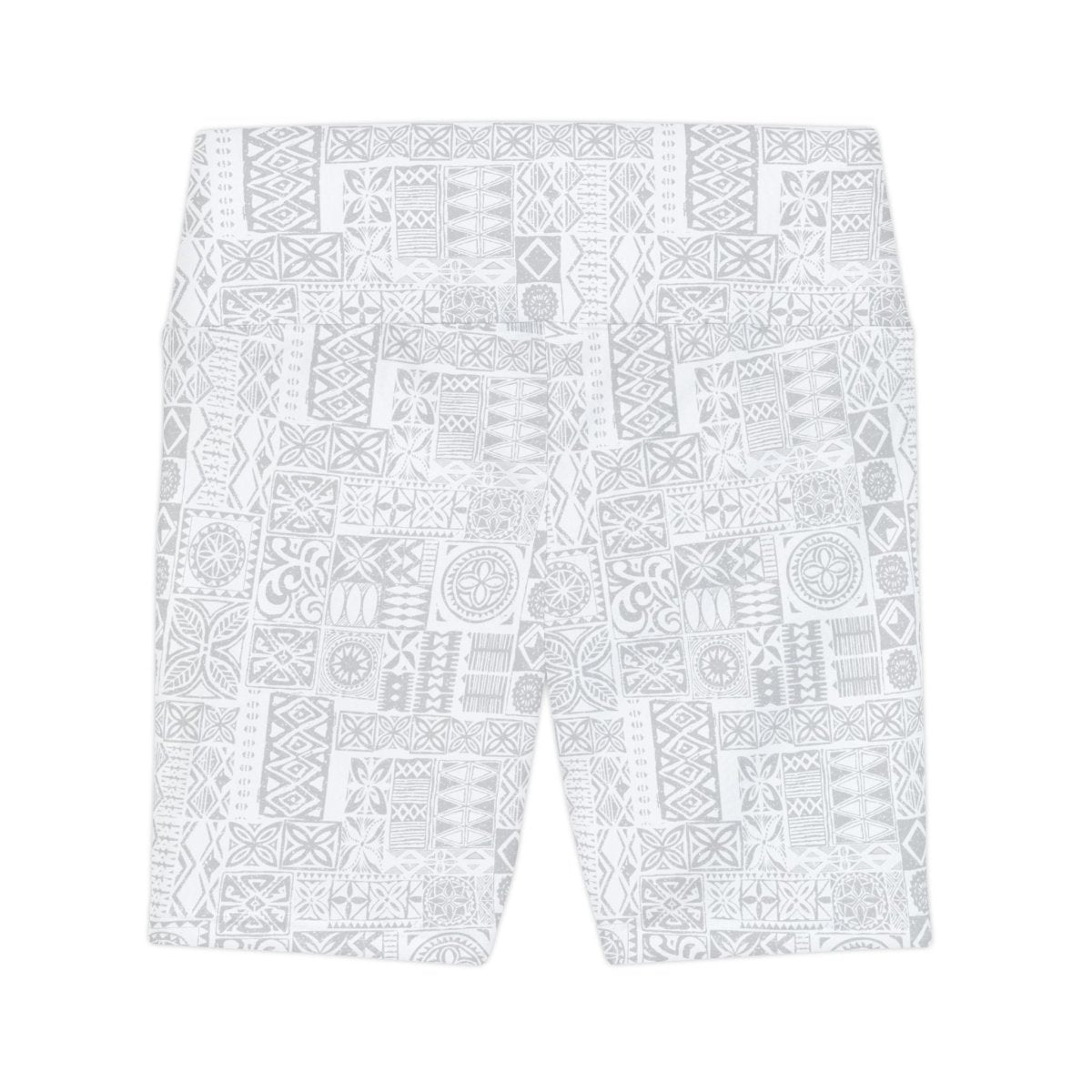 Women's Workout Shorts - White Sunday - The Koko Samoa