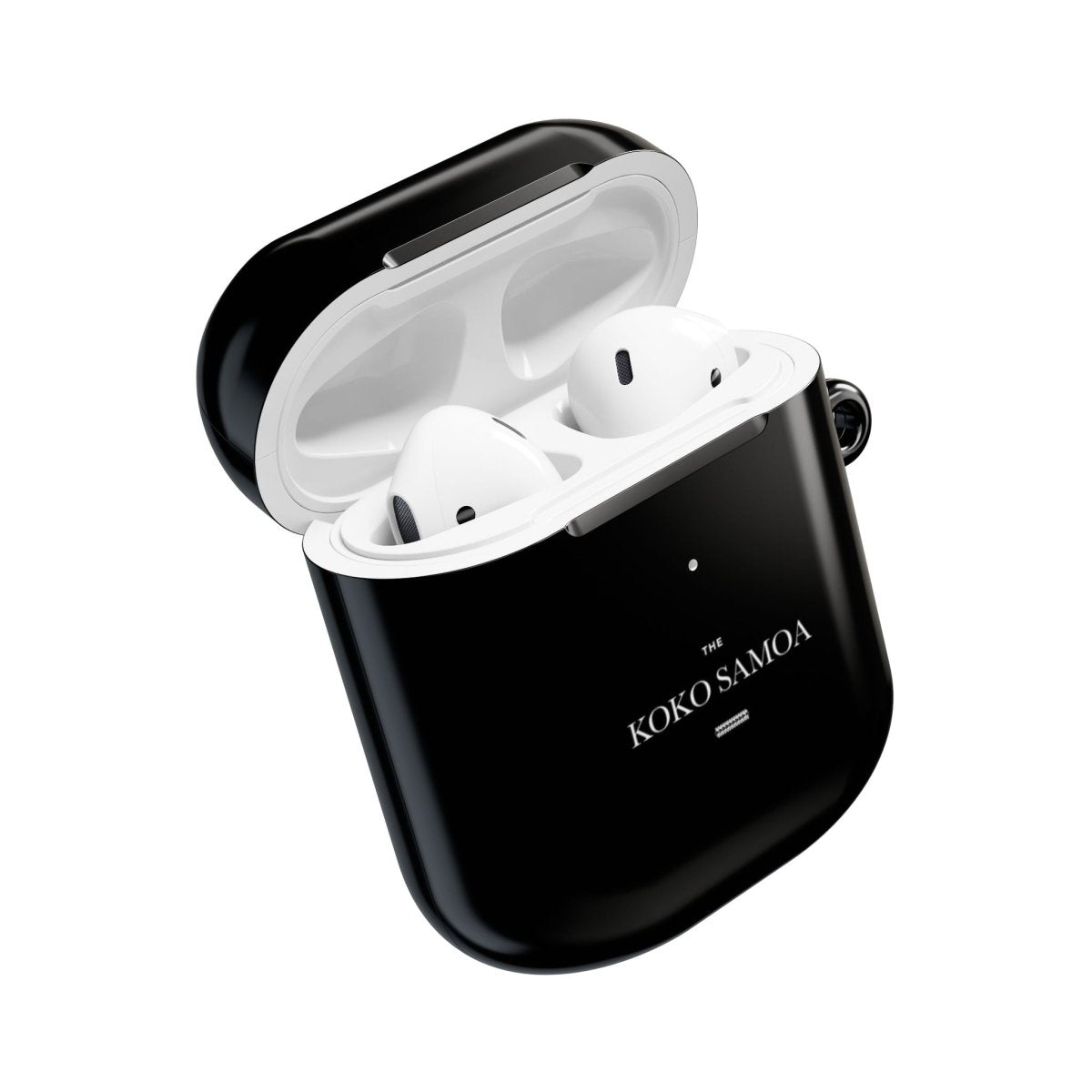 White glossy AirPod Pro case by WOYC, The Brand Classic, designed for AirPods Pro Gen 1, AU/NZ/USA compatible.