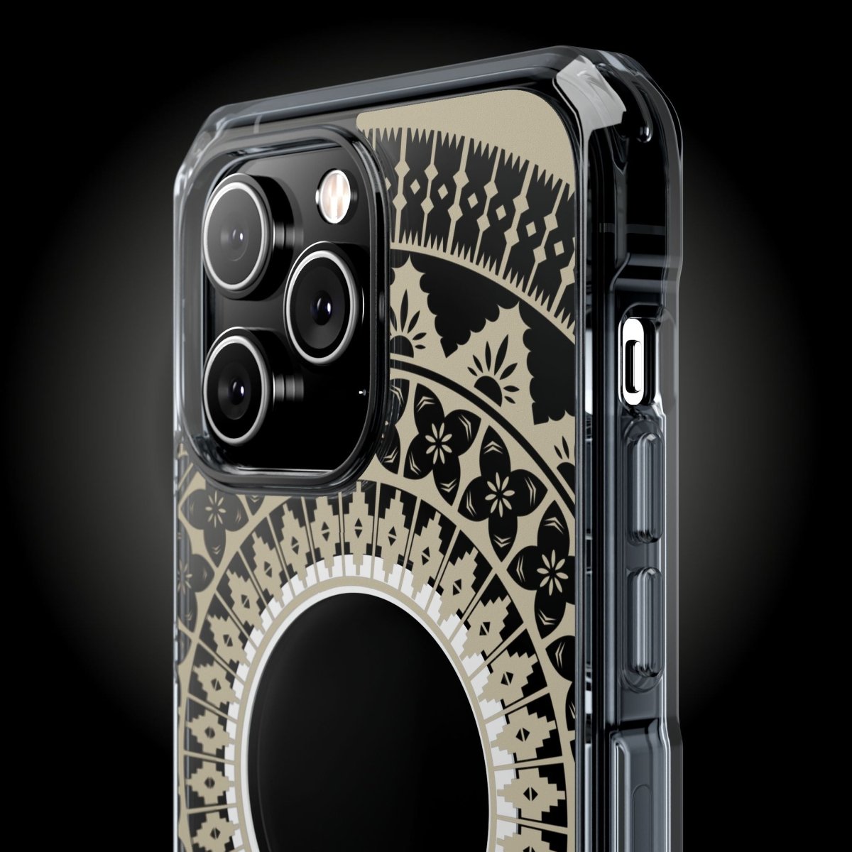 WOYC PasifikaOne MagSafe clear case for iPhone 16 with Fiji Reversed design, transparent protective cover for AU, NZ, and USA regions.