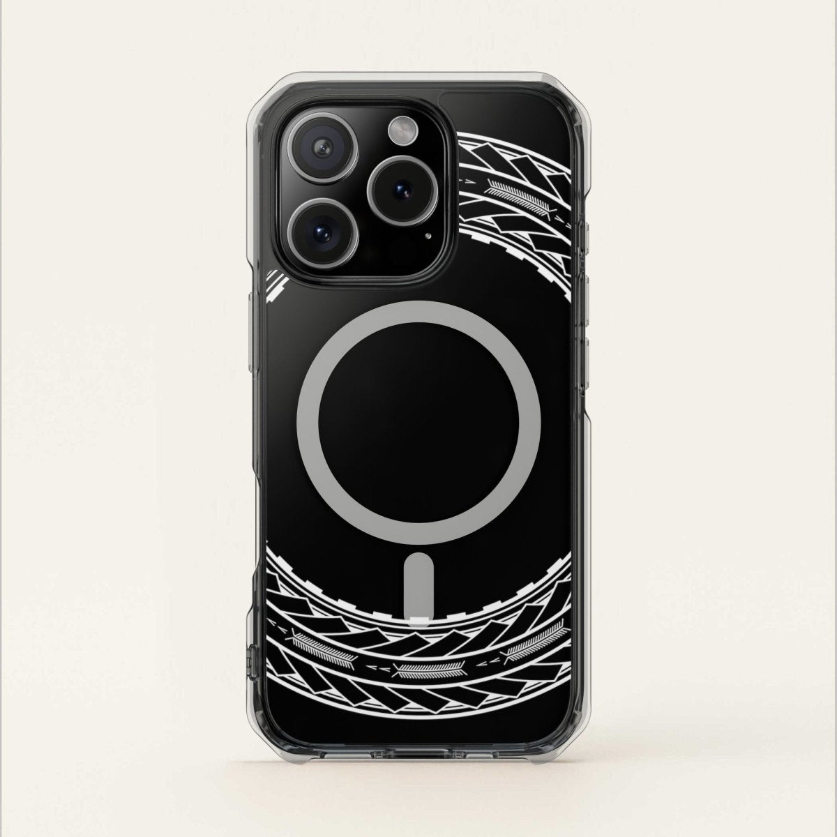 PasifikaOne MagSafe iPhone ClearCase - Samoan Arrows - AU/NZ/USA - The Koko Samoa