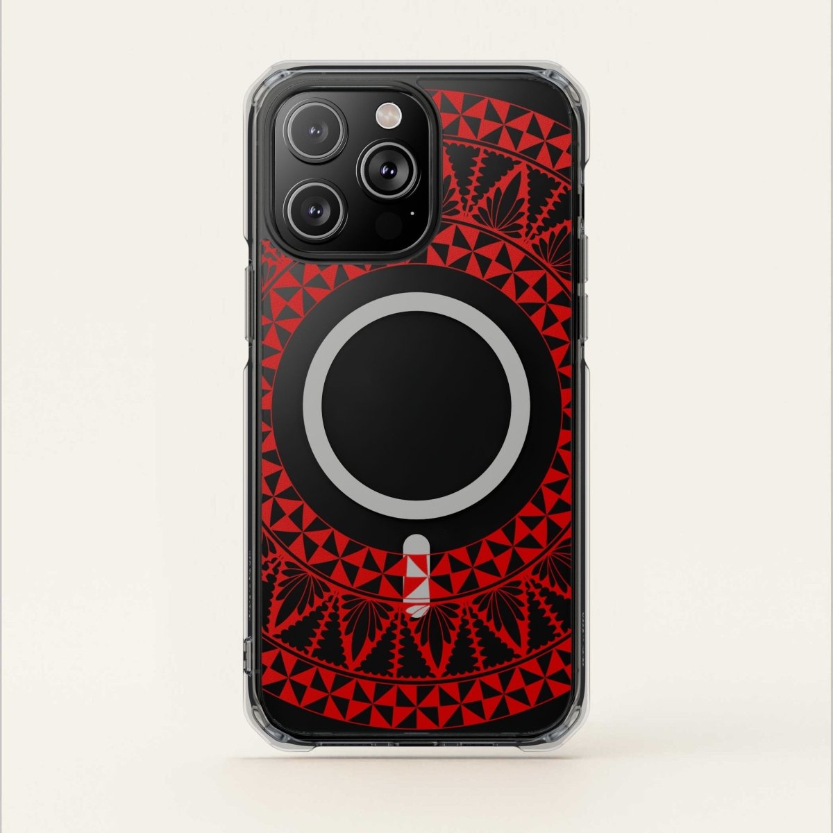 PasifikaOne MagSafe iPhone ClearCase - Tongan Redleaf - AU/NZ/USA - The Koko Samoa