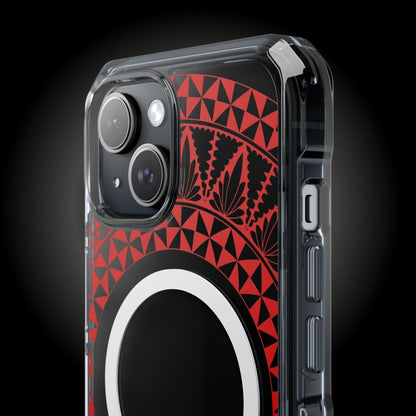 PasifikaOne MagSafe iPhone ClearCase - Tongan Redleaf - AU/NZ/USA - The Koko Samoa