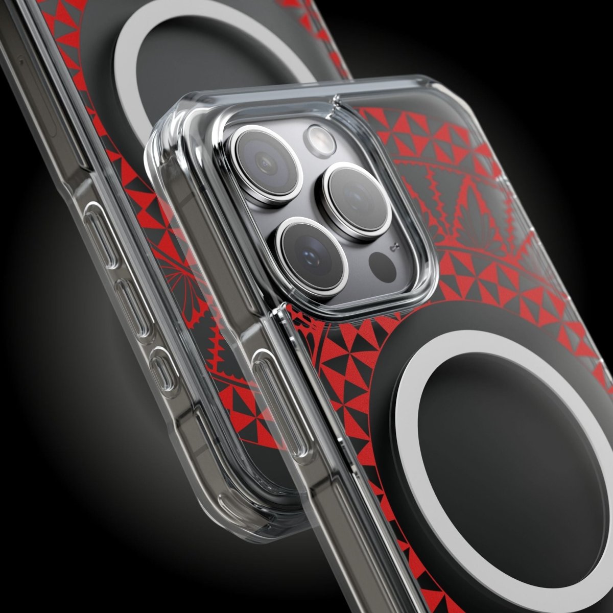 PasifikaOne MagSafe iPhone ClearCase - Tongan Redleaf - AU/NZ/USA - The Koko Samoa