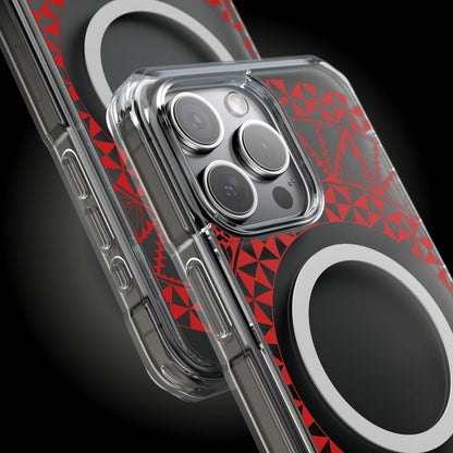 PasifikaOne MagSafe iPhone ClearCase - Tongan Redleaf - AU/NZ/USA - The Koko Samoa
