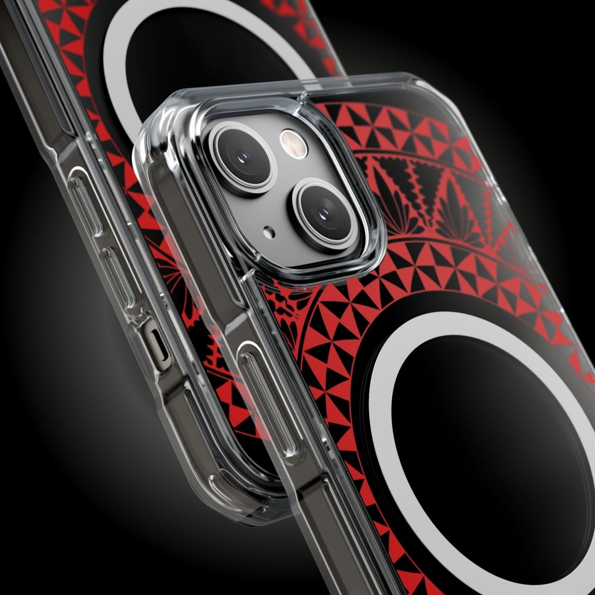 PasifikaOne MagSafe iPhone ClearCase - Tongan Redleaf - AU/NZ/USA - The Koko Samoa