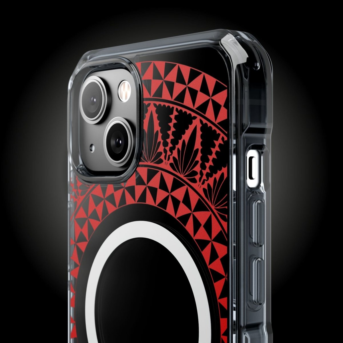 PasifikaOne MagSafe iPhone ClearCase - Tongan Redleaf - AU/NZ/USA - The Koko Samoa