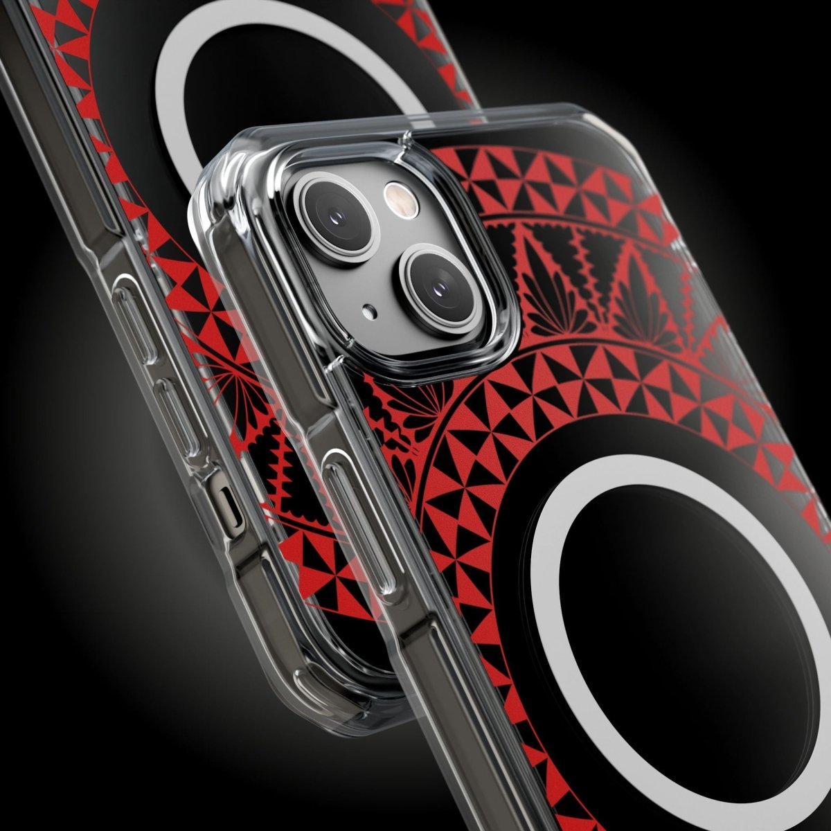 PasifikaOne MagSafe iPhone ClearCase - Tongan Redleaf - AU/NZ/USA - The Koko Samoa