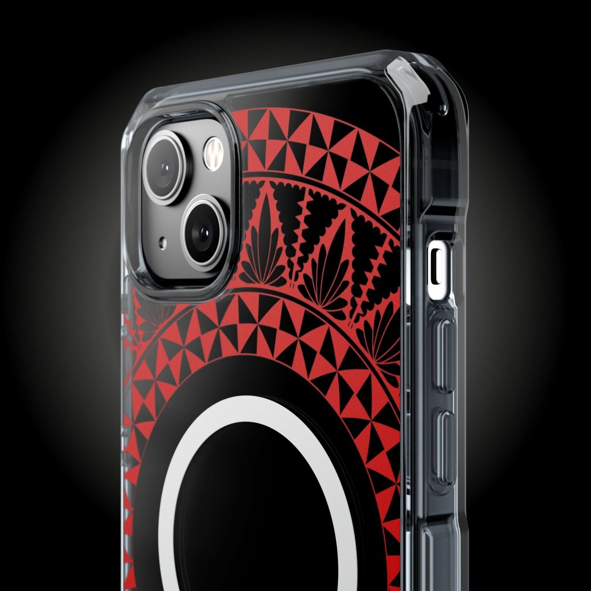 PasifikaOne MagSafe iPhone ClearCase - Tongan Redleaf - AU/NZ/USA - The Koko Samoa