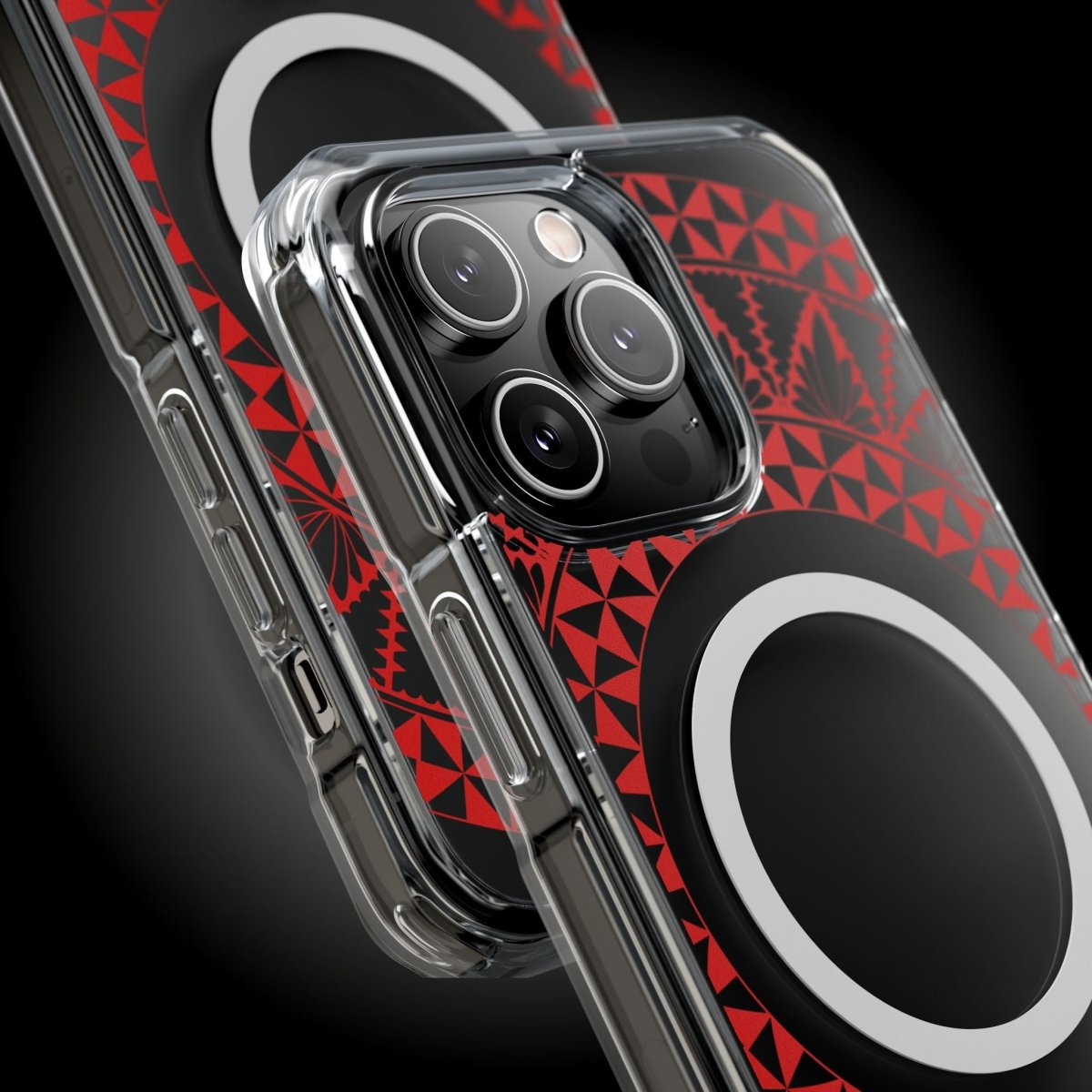 PasifikaOne MagSafe iPhone ClearCase - Tongan Redleaf - AU/NZ/USA - The Koko Samoa