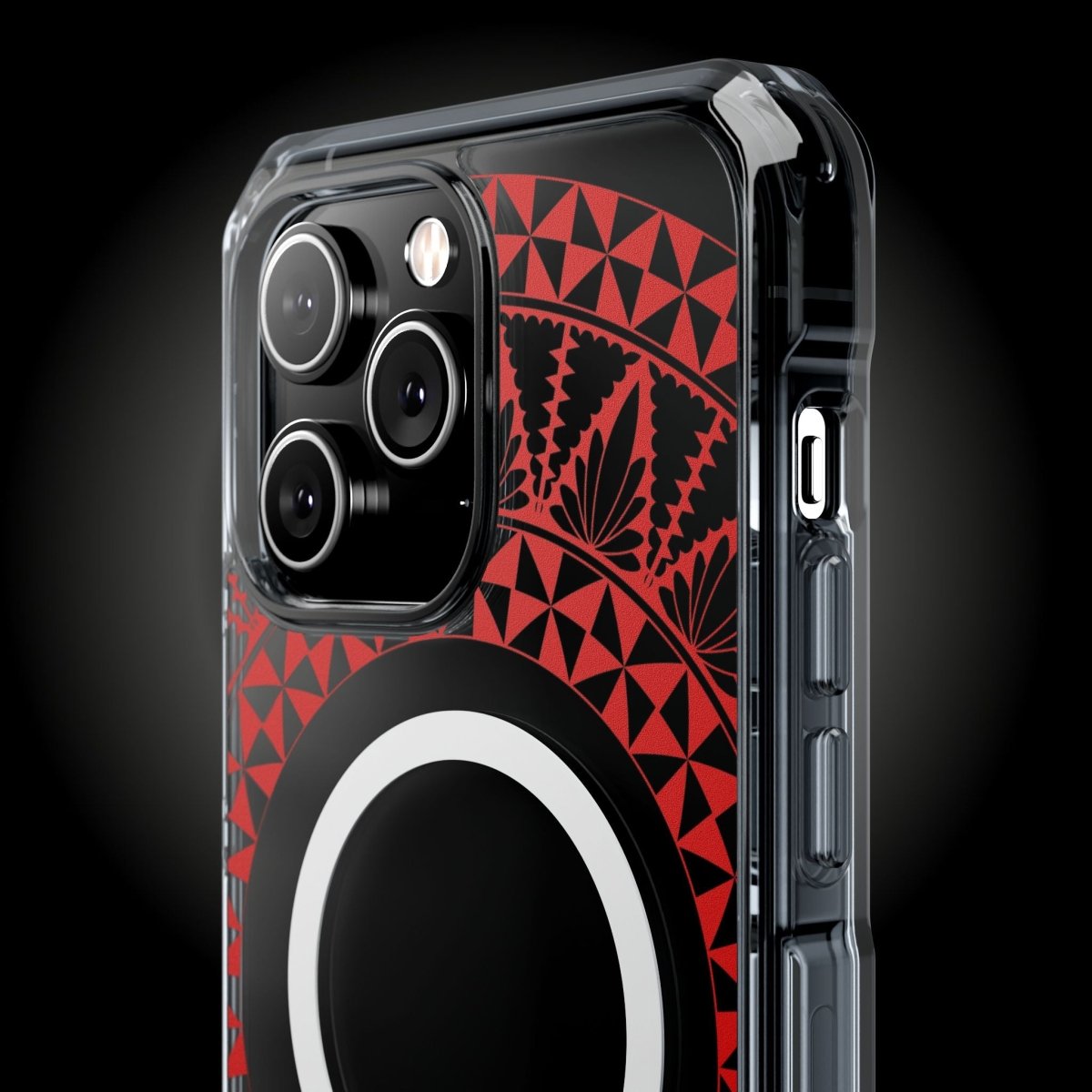 PasifikaOne MagSafe iPhone ClearCase - Tongan Redleaf - AU/NZ/USA - The Koko Samoa