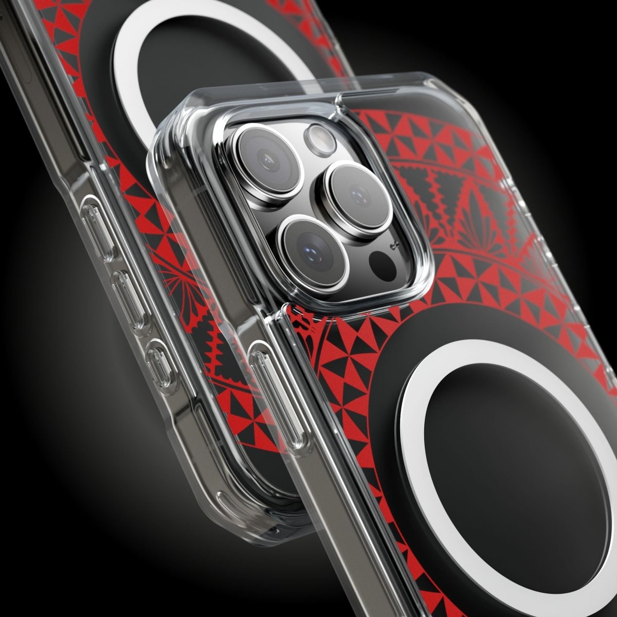 PasifikaOne MagSafe iPhone ClearCase - Tongan Redleaf - AU/NZ/USA - The Koko Samoa