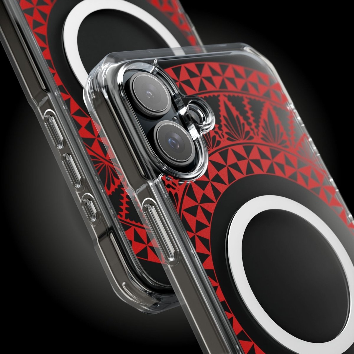 PasifikaOne MagSafe iPhone ClearCase - Tongan Redleaf - AU/NZ/USA - The Koko Samoa