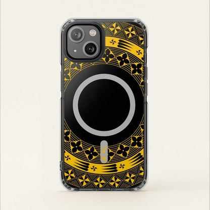 PasifikaOne MagSafe iPhone ClearCase - Tongan Yellow - AU/NZ/USA - The Koko Samoa
