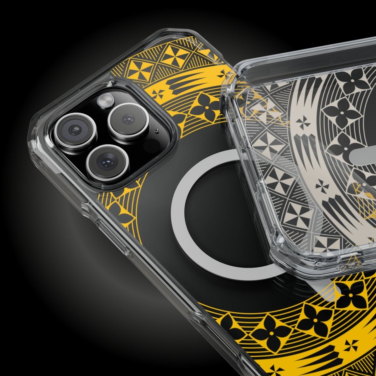 PasifikaOne MagSafe iPhone ClearCase - Tongan Yellow - AU/NZ/USA - The Koko Samoa