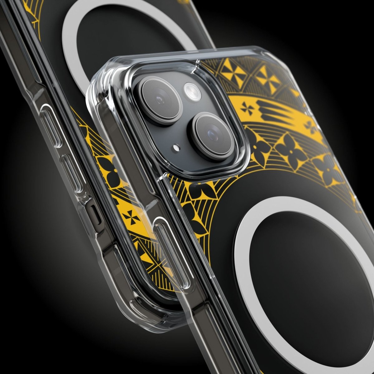 PasifikaOne MagSafe iPhone ClearCase - Tongan Yellow - AU/NZ/USA - The Koko Samoa