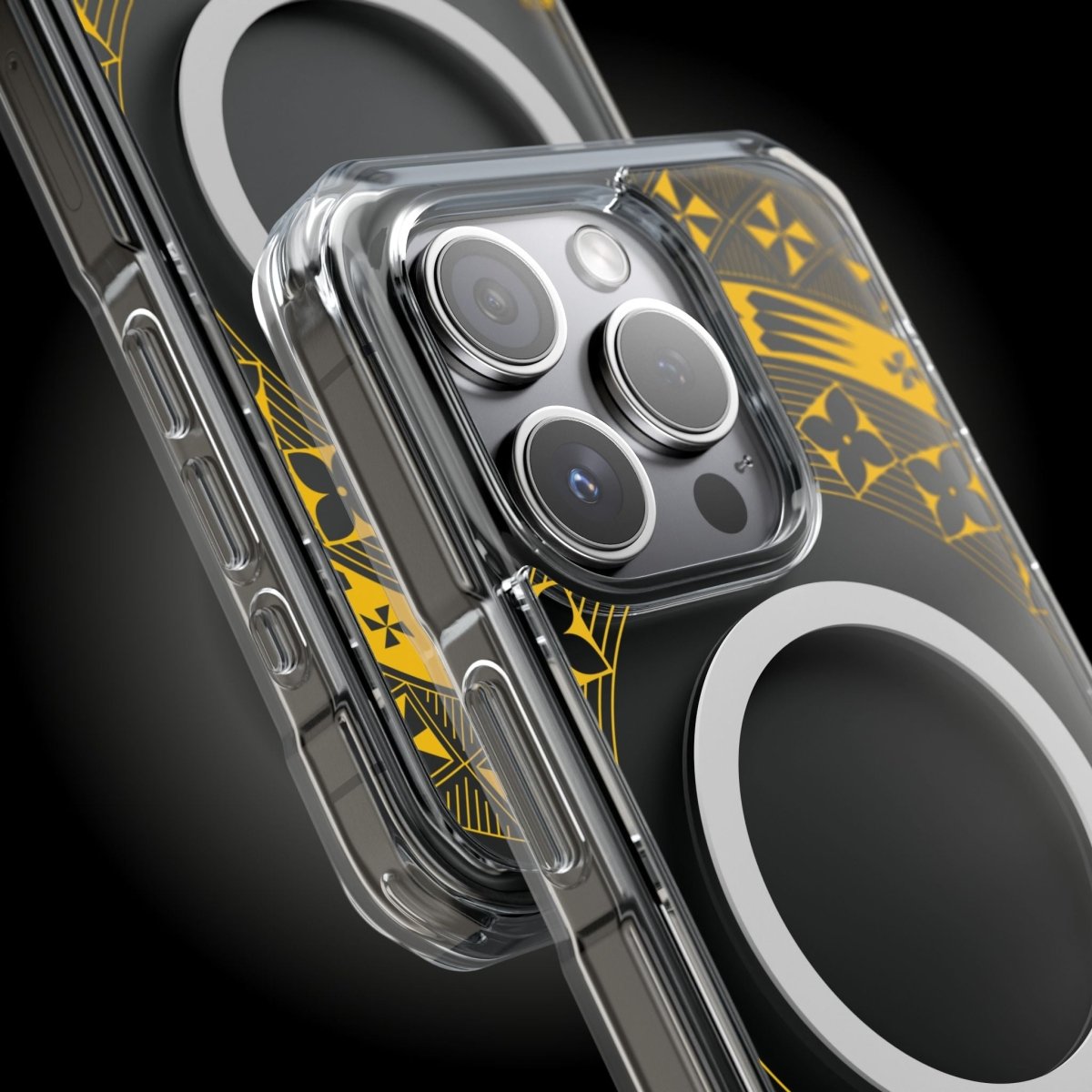 PasifikaOne MagSafe iPhone ClearCase - Tongan Yellow - AU/NZ/USA - The Koko Samoa
