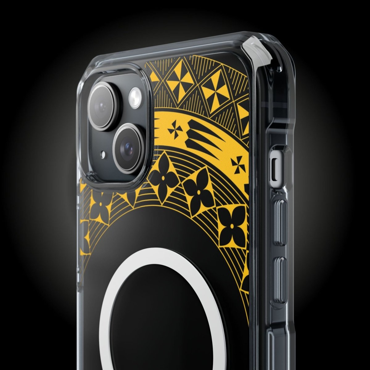 PasifikaOne MagSafe iPhone ClearCase - Tongan Yellow - AU/NZ/USA - The Koko Samoa