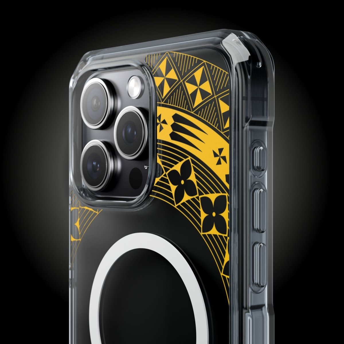PasifikaOne MagSafe iPhone ClearCase - Tongan Yellow - AU/NZ/USA - The Koko Samoa
