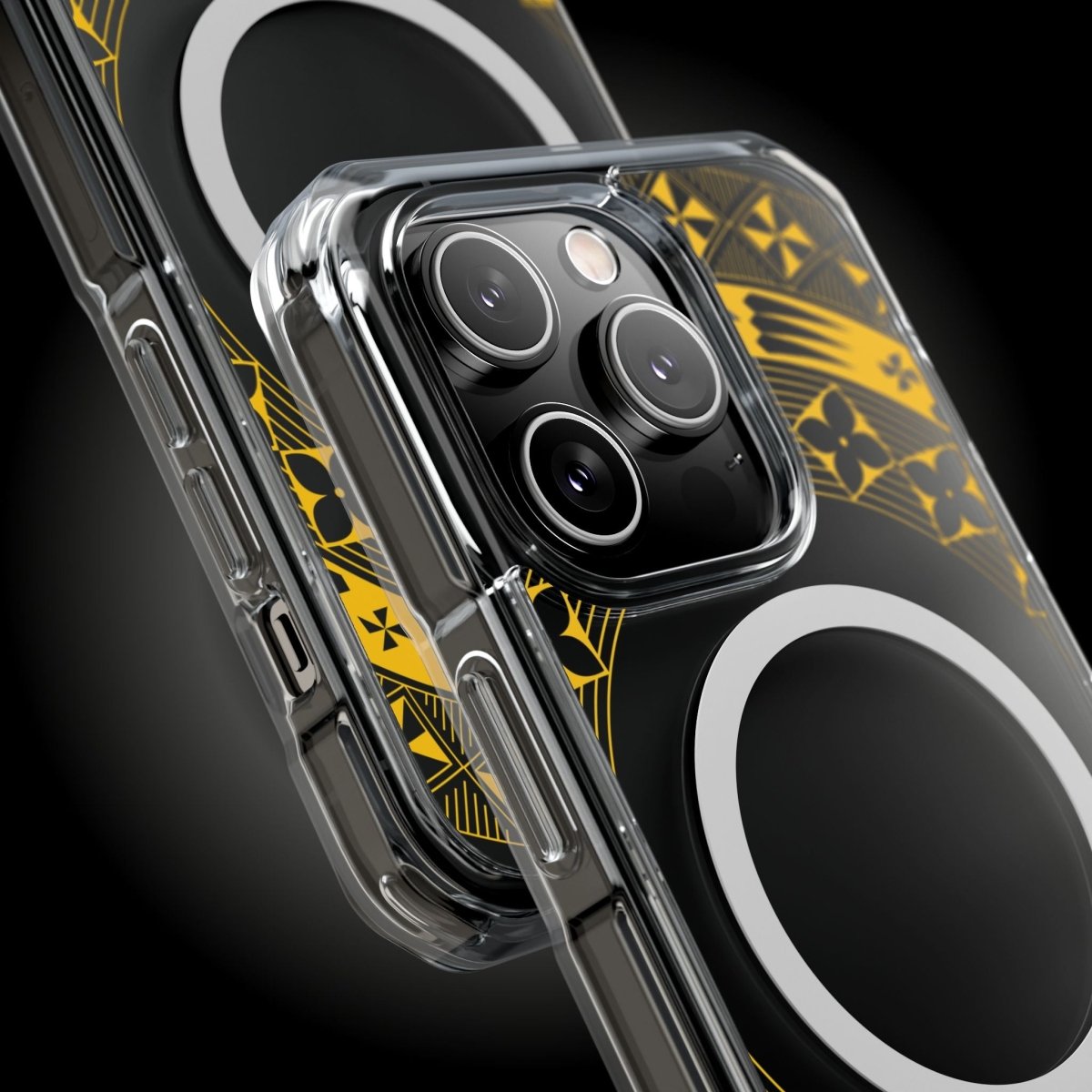 PasifikaOne MagSafe iPhone ClearCase - Tongan Yellow - AU/NZ/USA - The Koko Samoa