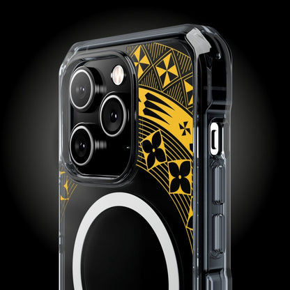 PasifikaOne MagSafe iPhone ClearCase - Tongan Yellow - AU/NZ/USA - The Koko Samoa