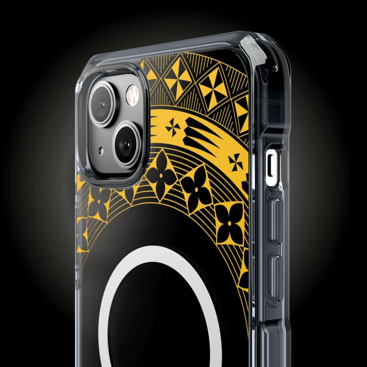PasifikaOne MagSafe iPhone ClearCase - Tongan Yellow - AU/NZ/USA - The Koko Samoa