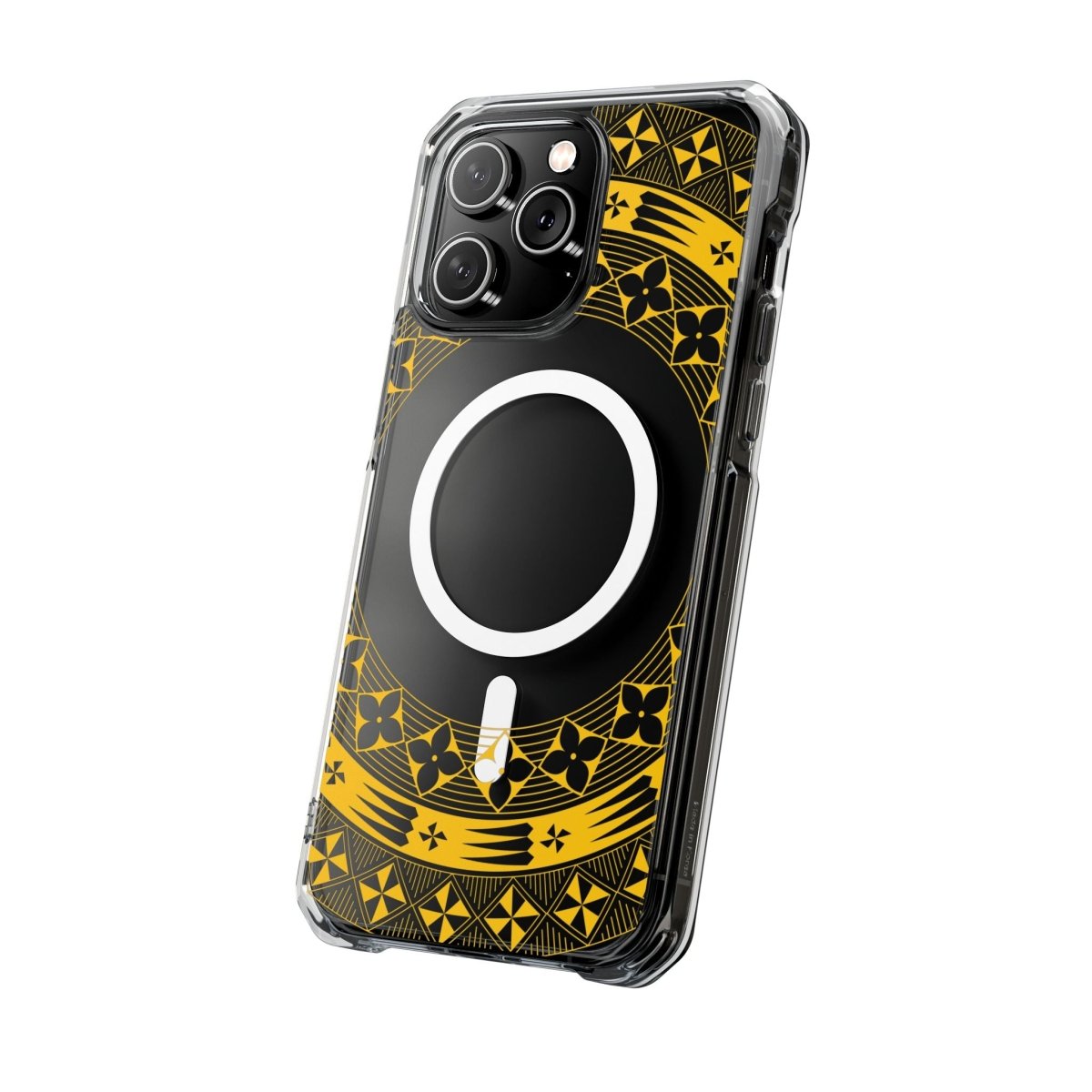 PasifikaOne MagSafe iPhone ClearCase - Tongan Yellow - AU/NZ/USA - The Koko Samoa