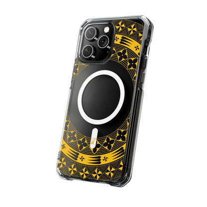 PasifikaOne MagSafe iPhone ClearCase - Tongan Yellow - AU/NZ/USA - The Koko Samoa