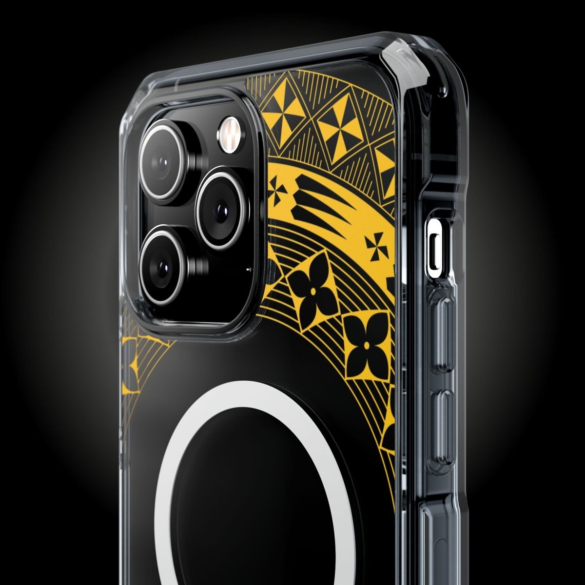 PasifikaOne MagSafe iPhone ClearCase - Tongan Yellow - AU/NZ/USA - The Koko Samoa