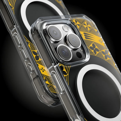 PasifikaOne MagSafe iPhone ClearCase - Tongan Yellow - AU/NZ/USA - The Koko Samoa