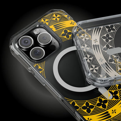 PasifikaOne MagSafe iPhone ClearCase - Tongan Yellow - AU/NZ/USA - The Koko Samoa